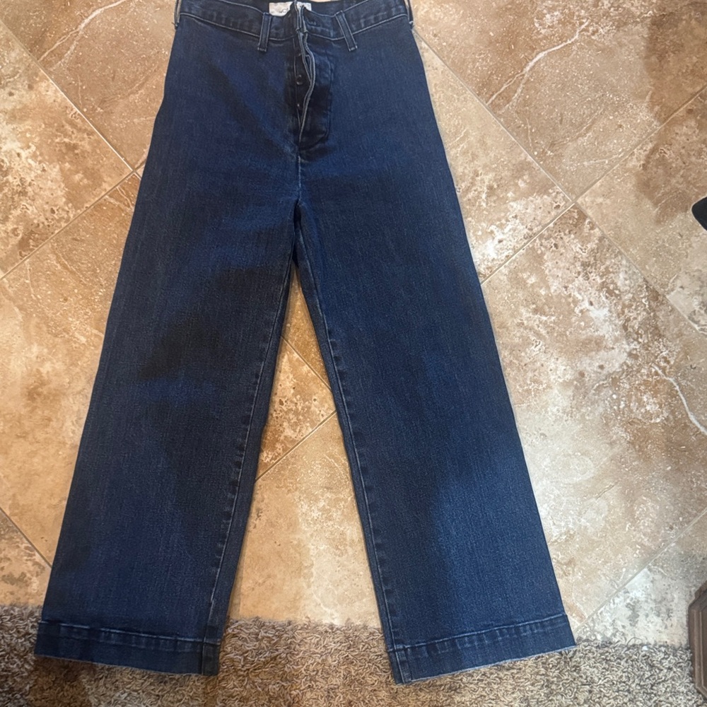 THE GREAT. Indigo Denim Pants